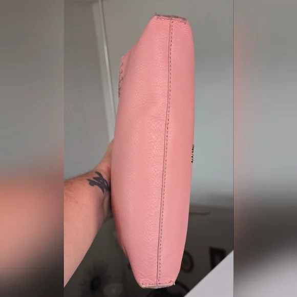 The Sak Linden Pebbled Leather Vintage Coral Handbag - Picture 11 of 15